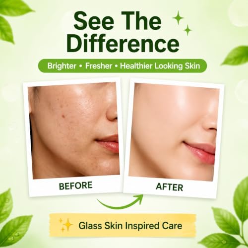Image of BIOFRESH Korean Glass Skin Care Combo Kit | Rice Water Face Wash + Rice Water Toner with Niacinamide + SPF 30 Sunscreen | Brightening, Hydrating & Sun Protection Routine | Daily Skincare Set for Women & Men