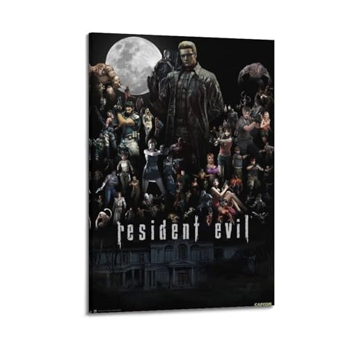 SDYFERBX Póster artístico de Resident Evil Game 21, póster decorativo de lienzo para pared e impresión artística moderna para dormitorio familiar, pósteres de 20 x 30 pulgadas (50 x 75 cm)
