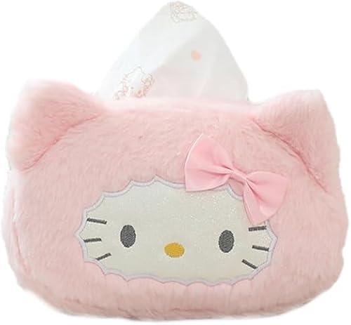 ティッシュラック ぬいぐるみ ティッシュボックス マイメロディ ハローキティ 可愛い かわいい グッ シナモン 犬 かわいい ふわふわ ティッシュボックス ティッシュカバー ズ 車 部屋 マイメロディ ギフト ホームデコレーション ファッション 非公式 (