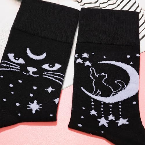 Funny Animal Socks for Women - Cute Dog and Cat Socks, Colorful Novelty Funny Socks for Animal Lover