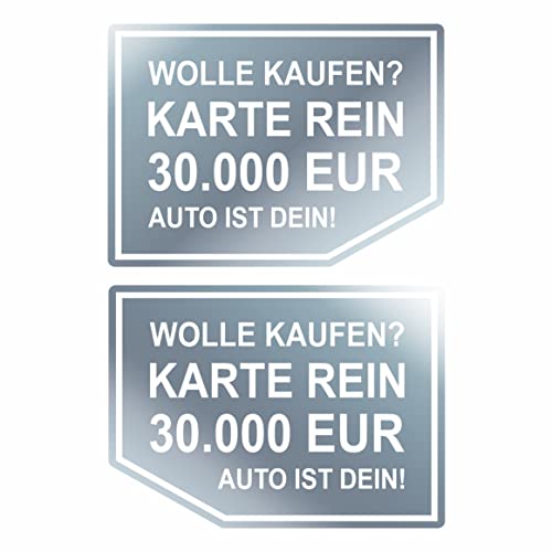BIKE label Comprar lana? 30.000 EUR Nix Tarjeta Sin publicidad Auto Pegatinas Disco de vehículo para interior 2 unidades X900287