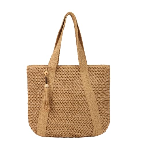 GOKTOW Raffia Woven Shoulder Bag