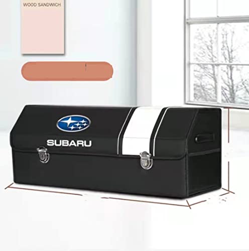 スバル トランク収納ボックス トランクバッグ ラゲッジ収納ソフト レヴォーグ レガシィ フォレスター インプレッサスポーツ XV B4 BRZ G4 専属ロゴ パーティション収納設計 板挟み 丈夫で長持ちする 車用 高品質