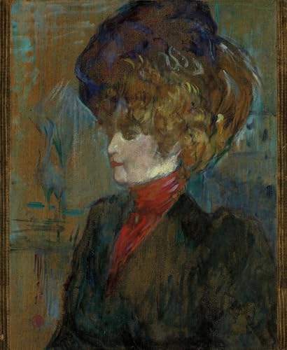 Toile abstraite Toulouse Lautrec peinture murale inspiration salon