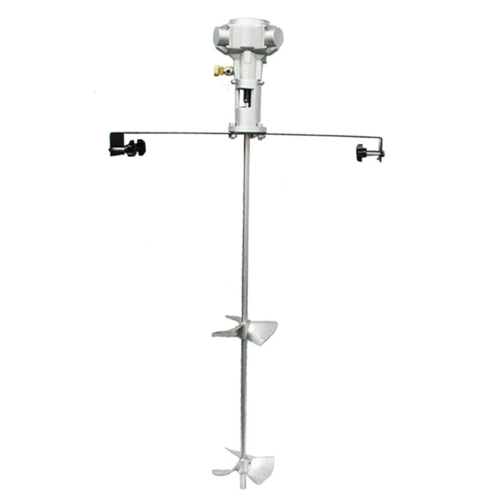 Miscelatore pneumatico per vernice da 50 galloni, agitatore d'aria per vernice con clip a 3 cilindri, miscelatore miscelatore d'aria 1/2HP, velocità 50-2800 giri/min, per materiali di rivestimento d