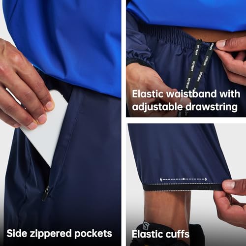 HOTSUIT Sauna Suit for Men Sweat Sauna Jacket Pant Gym Workout Sweat Suits