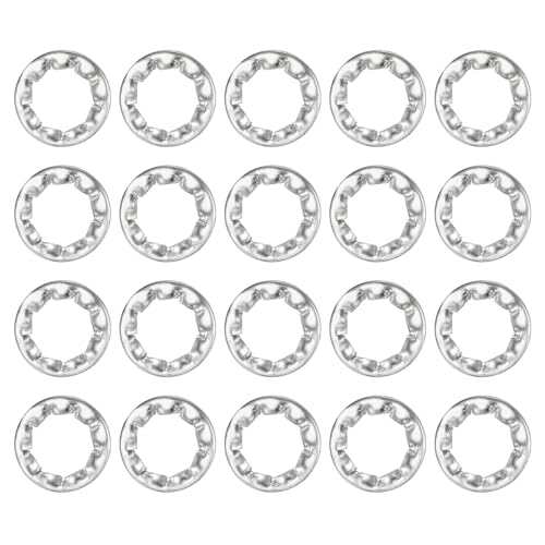 Rondelle dentaire interne M6 autobloquante pour stopper le desserrage dû aux vibrations