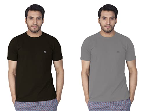 Image of Lux Nitro Pack of 2 Men's Round Neck Tshirt