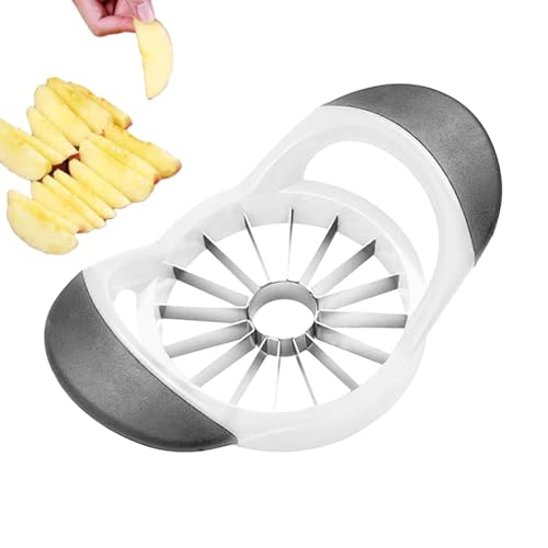 Cortador de manzanas de acero inoxidable | separador de manzanas para cortar | Curador de frutas multifuncional | 16 rebanadas cortador de frutas | Descorazonador de frutas de acero inoxidable –