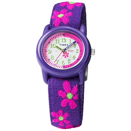 timex time machines 29mm elastic fabric kids watch