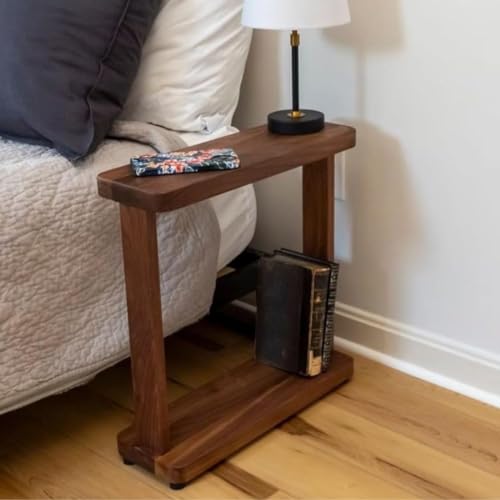 Image of ONIJA Side Table Sofa /Bed Side End Table Coffee Table for Living Room | Sheesham Wood Samll Side Shelf Bedside Table for Bedroom Decor
