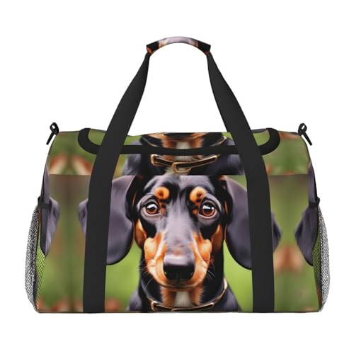 Sac de voyage Teckel pour femme le bagage souple léger anti-stress