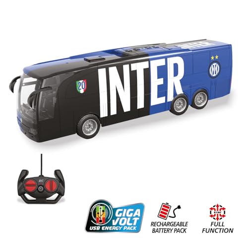 Mondo Motors Bus Inter - Fernsteuerung, Modell 33 Zentimeter, inklusive wiederaufladbarem Batterien-Paket, Spielzeugauto für Kinder 63856