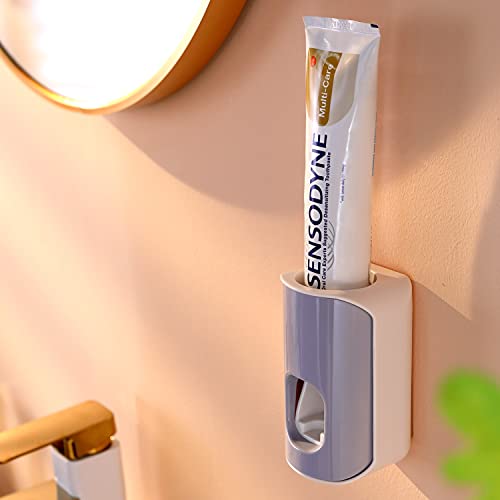 PenghaiYunfei Distributeur de Dentifrice, Presse-Dentifrice Automatique Mural, pour Toilette Douche Salle de Bain