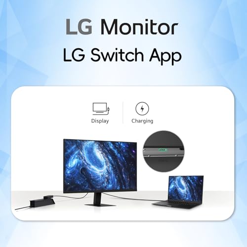 Image of LG 32 inch QHD IPS Monitor, 2560 x 1440, 100Hz, HDR10, 99% sRGB, USB-C with 15W Power Delivery, 3-Side Borderless Design, Dynamic Action Sync, Tilt Adjustable for Home Office and Productivity