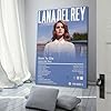 Lana Del Poster Rey Born To Die Music Album Canvas Album Cover Limited Edition Posters Wall Art Print Aesthetic Living Room Decor Painting Poster for Home Office Decorations 16x24inch(40x60cm) #2
