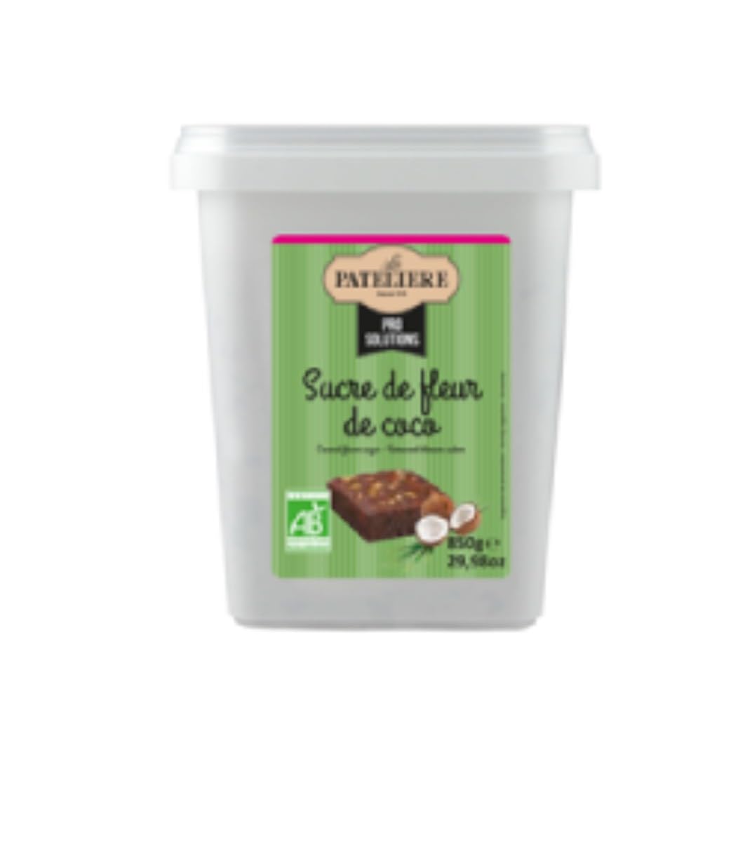 La Pateliere Sucre de Fleur de Coco BIO 850g/Boite (2 boites)