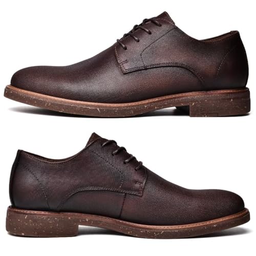 Image of Arkbird Mens Dress Shoes, Lace Up Leather Oxford