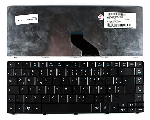 Clavier Allemande Noir pour Acer TravelMate 8471 PC Portable Clavier4Laptops