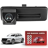 HD 1080P Caméra de Recul de Voiture Remplacement pour Skoda Octavia 2 3 Audi A5 2011 2014, Grand Angle de 170 Degrés, Vision Nocturne de Voiture, Caméra de Stationnement Étanche