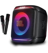JBL PartyBox Encore 2 (with 2 Mics) - Portable Party Speaker with Two Digital Wireless Mics, 100W...