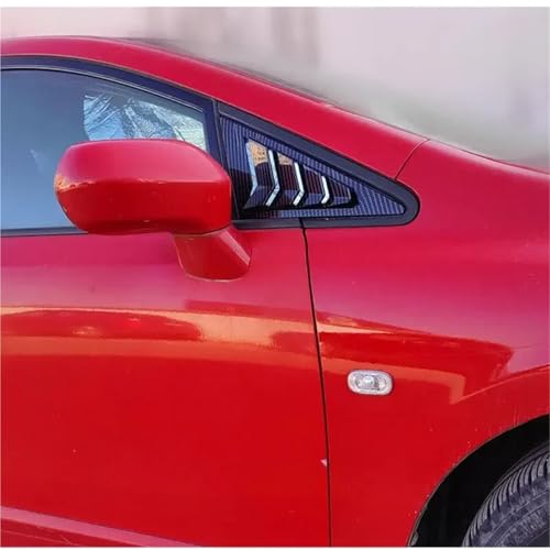 Molduras decorativas de plástico ABS con acabado de carbono para Civic Sedan 2006-2010 4