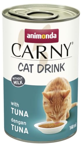 animonda Carny Adult Cat Drink, Cibo umido per gatti, Milka, con Tonno 140 ml