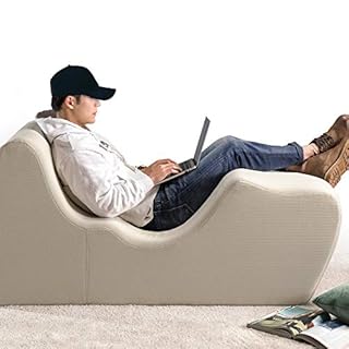 ZINUS Lotus Zero Gravity Chaise Lounger / Foam Recliner for Living Room / Ergonomic Positioning for Better Relaxation / Pillow Included / No Assembly (B0899FVQ3G)