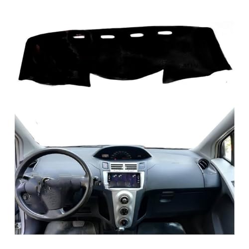 Tapis de tableau de bord haut de gamme pour Vitz 2005-2010 design ajusté
