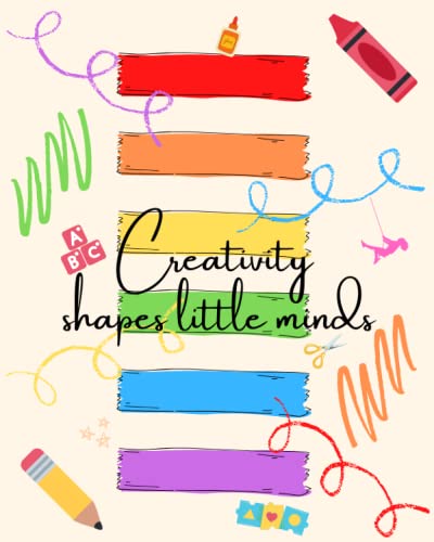 Planificateur enseignant préscolaire Creativity Shapes cahier école