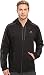 adidas Men's Athletics Essential Cotton Fleece Full Zip, Black/Black, Small