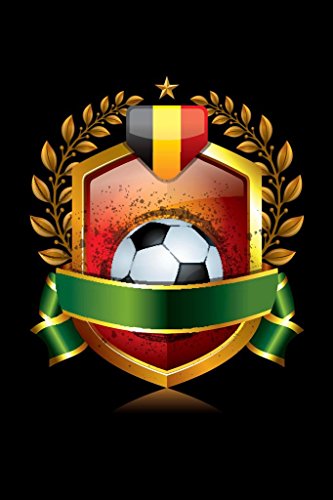 Laminated Belgium Soccer Icon with Laurel Wreath Sports Poster Dry Erase Sign 16x24