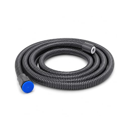 Image of Robustt Premium 304 Stainless Steel Jet Spray Hose Pipe for Toilet (Grey), 1.2m Flexible Hose Pipe with Anti Corrosion Finish, Hand Shower Pipe, Universal G1 /2 Fittings, High Pressure Faucet Pipe