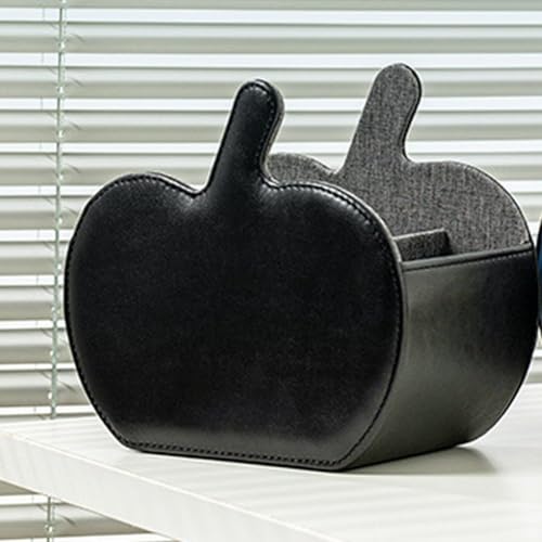 Support de télécommande en cuir avec 4 compartiments pour trier vos boîtiers - 3