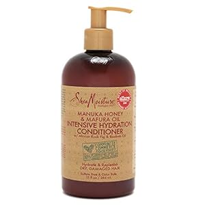 SheaMoisture Conditioner Intensive Hydration for Dry, Damaged Hair Manuka Honey and Mafura Oil to Nourish and Soften Hair 13 oz