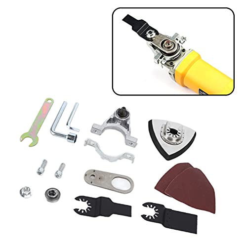 Angle Grinder Accessory Electric Angle Grinder Adapter Kit With Sandpaper Saw Blade Frosted Board For Cutting Polishing Grinding #TOP7