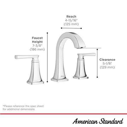 American Standard 7426801.295 Belmeade Two-Handle 8-Inch Widespread Bathroom Faucet, 1.2 GPM, Brushed Nickel thumbnail 5