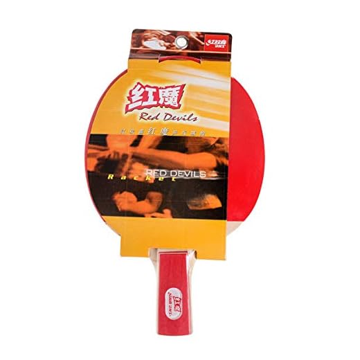 RAQUETE TÊNIS DE MESA DHS RED DEVILS RD06 - COR UNICA - UN