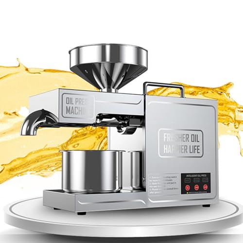 Macchina Per L'Estrazione Dell'Olio In Acciaio Inox 820w,Pressa Per Olio Calda E Fredda Commerciale,Macina Olio Semi Noci Commerciale Per Commerciale E Domestico