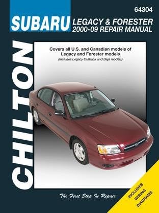 Chilton CHI64304 Subaru Legacy and Forester 00-06