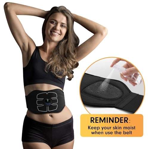 Image of Wireless Abdominal and Muscle Exerciser Training Device Body Massager /6 Pack Abs Simulator Charging Battery /Mart Fitness Abs Maker-W1-UDL6-KEB7 Small Aug