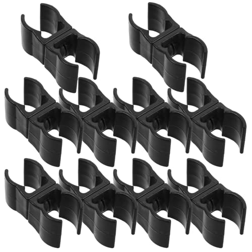 MAGICLULU - MAGICLULU 10pcs Sports Rod Buckle Flexible Plastic Peg Clips for Football Basketball Training Equipment Agility Rod Buckle Marking Pole