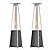 Sesslife Pyramid Patio Heater, 48000 BTU Fast Heating Outdoor Heater for Large Spaces with Wheels & Weatherproof Cover, Triple Protection System for Restaurant Patios, Rooftop Bar, Event Spaces