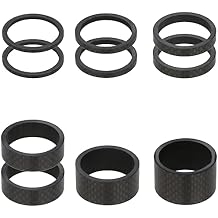 CyclingDeal Road Bike Bicycle MTB Fork Steerer Headset Spacers 1-1/8" 9PCS or 10PCS Kit Set
