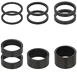 CyclingDeal Carbon Fiber Bike Bicycle Fork Steerer Headset Spacers 1-1/8
