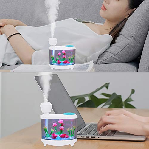 Difusor aromático eléctrico Healifty mini con luz nocturna USB miniatura 2