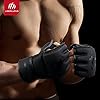 Liberlupus MMA Gloves for Men & Women, Martial Arts Bag Gloves, Kickboxing Gloves with Open Palms, Boxing Gloves for Punching Bag, Sparring, Muay Thai, MMA