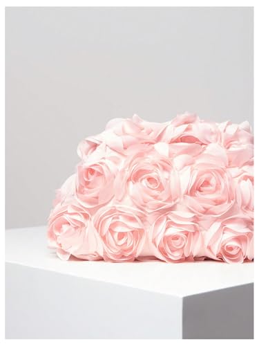 Image of Verdusa Women's 3D Flower Clutch Evening Bag Floral Purses Party Prom Handbags