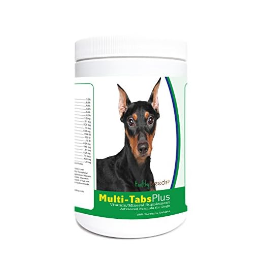Healthy Breeds German Pinscher Multi-Tabs Plus Chewable Tablets 365 Count