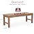 Stoog Outdoor Bench, 2-Person Outdoor Poly Lumber Backless Bench, Weatherproof Garden Bench, Never Rot or Fade, Suit for Church, Backyard, Porch and Park, Teak